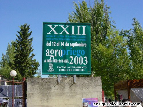 18.05.005. AgroPriego, Septiembre, 2003. Priego.