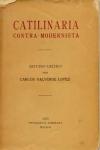 19.03.02.01. Portada del libro Catilinaria contra-modernista, 1920,  de Carlos Valverde López.