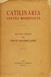 19.03.02.01. Portada del libro Catilinaria contra-modernista, 1920,  de Carlos Valverde López.