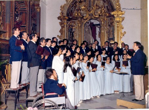 22.01.021. Coral Alonso Cano. Con Antonio López.