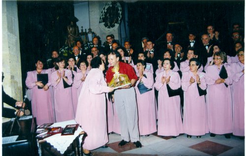 22.01.078. Coral Alonso Cano. V Semana de Intérpretes prieguenses. 1994. Foto, Manuel Osuna.