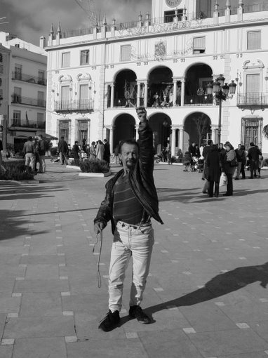 24.01.51. El Paseíllo. La plaza del pueblo.