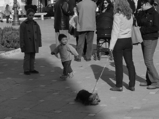 24.01.52. El Paseíllo. La plaza del pueblo.