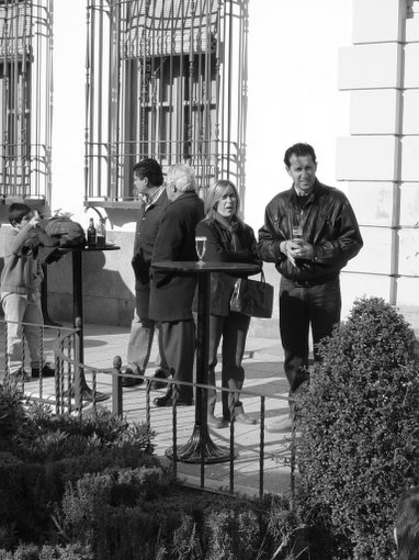 24.01.57. El Paseíllo. La plaza del pueblo.