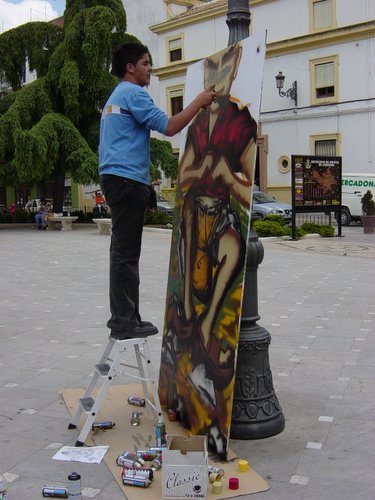 24.02.119. El Paseíllo. La plaza del pueblo.