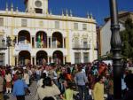 24.03.58. El Paseíllo. La plaza del pueblo.