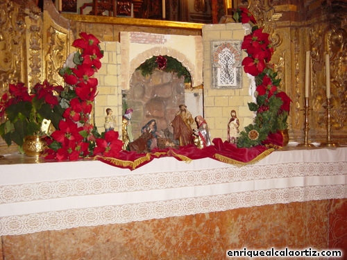 18.06.01.129. Belén. Altar mayor iglesia de San Francisco. Priego, 2006.