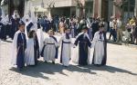 30.08.058. Nazareno. Semana Santa. Priego, 1986. (Foto, Arroyo Luna).