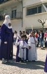 30.08.062. Nazareno. Semana Santa. Priego, 1986. (Foto, Arroyo Luna).