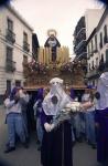 30.08.124. Nazareno. Semana Santa. Priego, 1996. (Foto, Arroyo Luna).