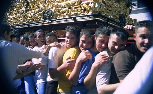 30.08.227. Nazareno. Semana Santa. Priego, 2000. (Foto, Arroyo Luna).