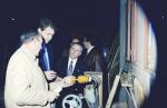 1992. Visita Consejero de Economía y Hacienda para ver las obras de la Villa. 26-11-92. Arroyo Luna.