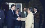 1992. Visita Consejero de Economía y Hacienda para ver las obras de la Villa. 26-11-92. Arroyo Luna.