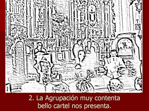 07.02.03. La Agrupación muy contenta, bello cartel nos presenta.