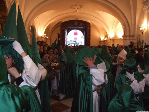 15.12.10.018. Columna. Semana Santa, 2007. Priego de Córdoba.