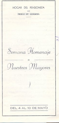 09.05.25. Semana homenaje a nuestros mayores.1981.