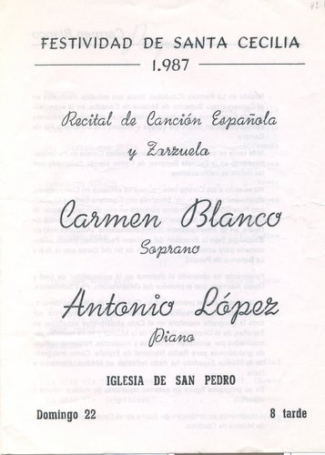 09.05.41. Carmen Blanco y Antonio López. 1987.