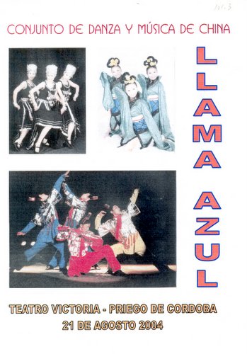 09.05.93. Llama Azul. Conjunto de Danza y Música de China. 2004.