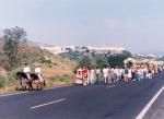 30.01.035. Romería de la Virgen de la Cabeza. Priego. 1996. (Foto, Arroyo Luna).