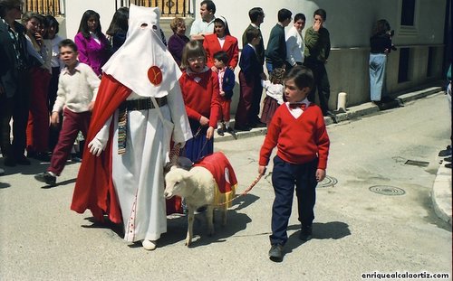 La Pollinica. Abril 1992. Priego. Foto, Arroyo Luna.