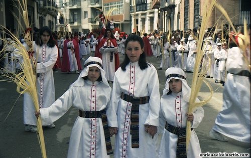 La Pollinica. Domingo de Ramos. 1996. Priego. Foto, Arroyo Luna.