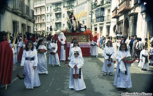 La Pollinica. Domingo de Ramos. 1996. Priego. Foto, Arroyo Luna.