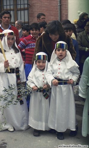 La Pollinica. Semana Santa, 1983. Foto, Arroyo Luna.