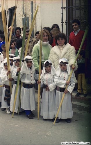 La Pollinica. Semana Santa, 1983. Foto, Arroyo Luna.