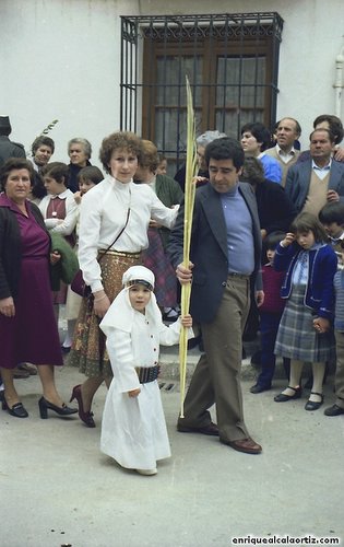 La Pollinica. Semana Santa, 1983. Foto, Arroyo Luna.