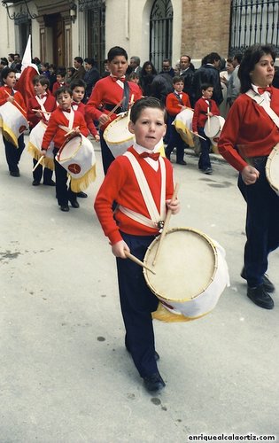 La Pollinica. Semana Santa, 1989. Priego. Foto, Arroyo Luna.