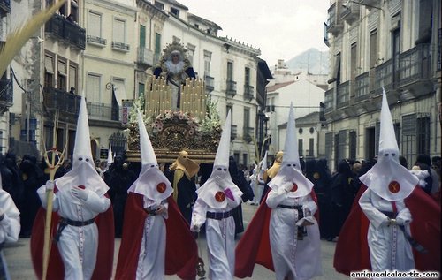 La Pollinica. Semana Santa, 1993. Priego. Foto, Arroyo Luna.