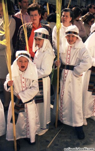 La Pollinica. Semana Santa, 1994. Priego. Foto, Arroyo Luna.