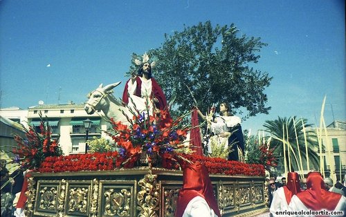 La Pollinica. Semana Santa, 1997. Priego. Foto, Arroyo Luna.