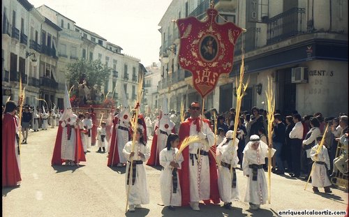 La Pollinica. Semana Santa, 1997. Priego. Foto, Arroyo Luna.