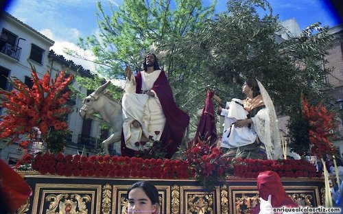 La Pollinica. Semana Santa, 1998. Priego. Foto, Arroyo Luna.