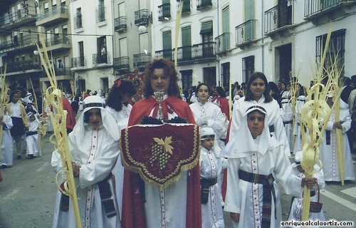 La Pollinica. Semana Santa, 1998. Priego. Foto, Arroyo Luna.