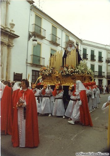 La Pollinica. Semana Santa, 1998. Priego. Foto, Arroyo Luna.