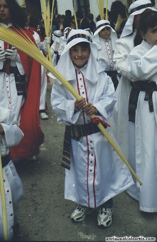 La Pollinica. Semana Santa, 1998. Priego. Foto, Arroyo Luna.