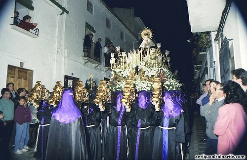 30.03.017. Dolores. Semana Santa 1993. Priego. Foto, Arroyo Luna.