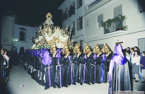 30.03.036. Dolores. Semana Santa, 1994. Priego. Foto, Arroyo Luna.