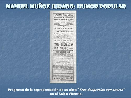 19.14.19. Manuel Muñoz Jurado, humor popular (1906-1975).