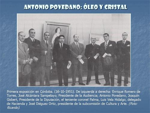 19.19.01.16. Antonio Povedano, óleo y cristal.