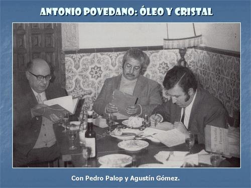 19.19.01.27. Antonio Povedano, óleo y cristal.