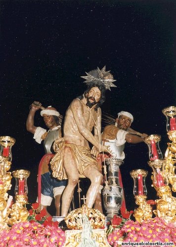 30.07.29. Columna. Semana Santa, 1999. Priego. Foto, Arroyo Luna.