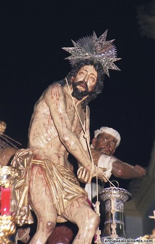 30.07.33. Columna. Semana Santa, 1999. Priego. Foto, Arroyo Luna.