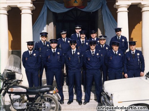 00.01.22. Policía Municipal de Priego. (Gentileza de Manuel Rico).