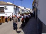 27.04.50. Zamoranos. Priego. Virgen Niña el domingo de Ramos, 2008.