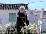 27.04.55. Zamoranos. Priego. Virgen Niña el domingo de Ramos, 2008.