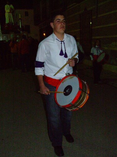 27.06.49. Vía Crucis con el Nazareno. Zamoranos, Priego. Jueves Santo, 2008.