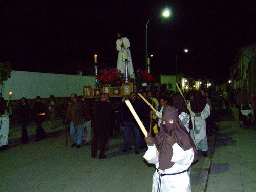 27.06.61. Vía Crucis con el Nazareno. Zamoranos, Priego. Jueves Santo, 2008.